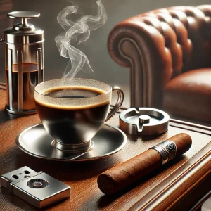 The perfect pairing; Cigars and Coffee! Cigar Blend Coffee by Drifting Drams