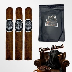 Premium Cigar & Coffee Sampler with Fathom & Fury Cigars and Drifting Drams Coffee
